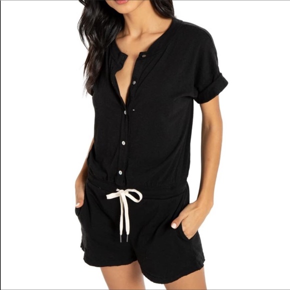 n:Philanthropy | NWT Black Casual Romper Size Small - Picture 2 of 9